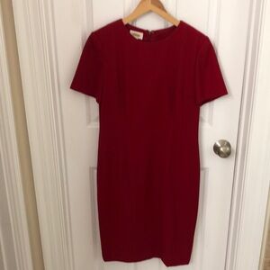 Talbots red dress. Size 6.